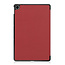 Cover2day - Tablet Hoes geschikt voor Realme Pad - 10.4 inch - Tri-Fold Book Case - Auto Wake functie - Donker Rood