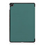 Case2go - Tablet Hoes geschikt voor Realme Pad - 10.4 inch - Tri-Fold Book Case - Auto Wake functie - Cyaan