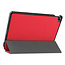 Tablet hoes voor Realme Pad - 10.4 inch - Tri-Fold Book Case - Auto Wake functie - Rood