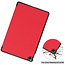 Case2go - Tablet Hoes geschikt voor Realme Pad - 10.4 inch - Tri-Fold Book Case - Auto Wake functie - Rood