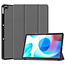 Case2go - Tablet Hoes geschikt voor Realme Pad - 10.4 inch - Tri-Fold Book Case - Auto Wake functie - Grijs