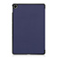 Case2go - Tablet Hoes geschikt voor Realme Pad - 10.4 inch - Tri-Fold Book Case - Auto Wake functie -  Donker Blauw