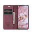 CaseMe - Hoesje geschikt voor Samsung Galaxy S22 Plus 5G - Wallet Book Case - Magneetsluiting - Rood