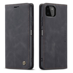 CaseMe - Hoesje compitabel met Samsung Galaxy A22 5G - Wallet Book Case - Magneetsluiting - Zwart