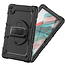 Tablet Hoes geschikt voor Samsung Galaxy Tab A8 (2021) - 10.5 Inch - Heavy Duty Case met Ingebouwde Screenprotector en Schouderriem - Zwart