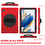 Cover2day - Tablet Hoes geschikt voor Samsung Galaxy Tab A8 (2021) - 10.5 Inch - Hand Strap Armor Case - Rood