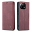 CaseMe - Hoesje geschikt voor Xiaomi MI 11 - Wallet Book Case - Magneetsluiting - Rood