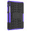 Case2go - Tablet Hoes geschikt voor Samsung Galaxy Tab S8 (2022) - Schokbestendige Back Cover - Met pencil houder - Paars