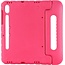 Case2go - Hoes geschikt voor Samsung Galaxy Tab S8 (2022) - 11 inch - Schokbestendige case met handvat - Eva Kids Cover - Magenta