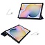 Tablet hoes voor Samsung Galaxy Tab S8 (2022) - Tri-Fold Book Case - Donker Blauw