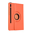 Tablet hoes voor Samsung Galaxy Tab S8 (2022) - Draaibare Book Case Cover - 11 Inch - Oranje