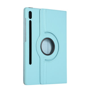 Cover2day Tablet hoes voor Samsung Galaxy Tab S8 (2022) - Draaibare Book Case Cover - 11 Inch - Licht Blauw