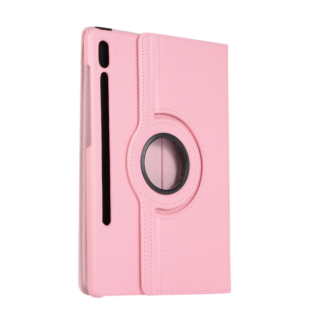 Tablet hoes voor Samsung Galaxy Tab S8 (2022) - Draaibare Book Case Cover - 11 Inch - Roze