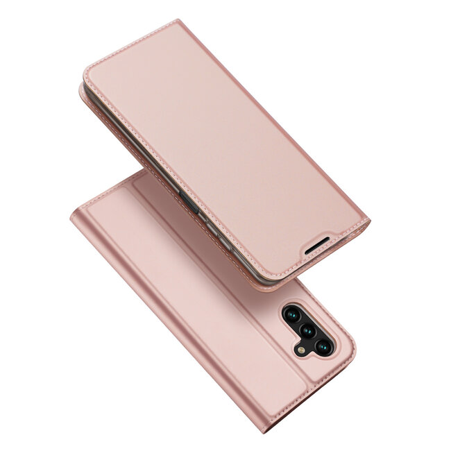 Dux Ducis - Telefoonhoesje geschikt voor Samsung Galaxy A13 5G - Skin Pro Book Case - Roze