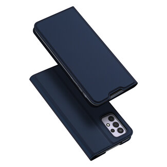 Dux Ducis Dux Ducis - Telefoonhoesje compatibel met Samsung Galaxy A33 5G - Skin Pro Book Case - Blauw