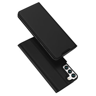 Dux Ducis Dux Ducis - Telefoonhoesje compatibel met Samsung Galaxy S22 - Skin Pro Book Case - Zwart