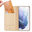 Dux Ducis - Telefoonhoesje geschikt voor Samsung Galaxy S22 Plus - Skin Pro Book Case - Goud
