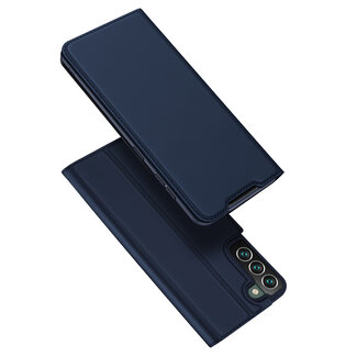 Dux Ducis Dux Ducis - Telefoonhoesje compatibel met Samsung Galaxy S22 Plus  - Skin Pro Book Case - Blauw