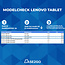 Case2go - Tablet hoes geschikt voor Lenovo Tab M10 HD - 2e Generatie (TB-X306) - Draaibare Book Case Cover - 10.1 Inch - Rood
