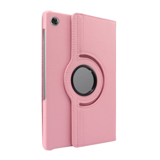 Case2go - Tablet hoes geschikt voor Lenovo Tab M10 HD - 2e Generatie (TB-X306) - Draaibare Book Case Cover - 10.1 Inch - Roze