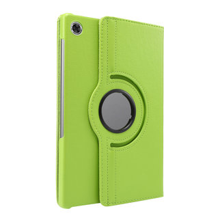 Lenovo Tab M10 HD hoes - 2e Generatie (TB-X306) - Draaibare Book Case Cover - 10.1 Inch - Groen