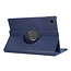 Case2go - Tablet hoes geschikt voor Samsung Galaxy Tab A8 (2021) - 10.5 Inch - Draaibare Book Case Cover - Donker Blauw