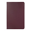 Case2go - Tablet hoes geschikt voor Samsung Galaxy Tab A8 (2021) - 10.5 Inch - Draaibare Book Case Cover - Paars