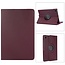Case2go - Tablet hoes geschikt voor Samsung Galaxy Tab A8 (2021) - 10.5 Inch - Draaibare Book Case Cover - Paars