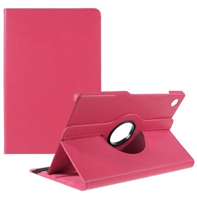 Cover2day - Tablet hoes voor Samsung Galaxy Tab A8 (2021) - 10.5 Inch - Draaibare Book Case Cover - Magenta