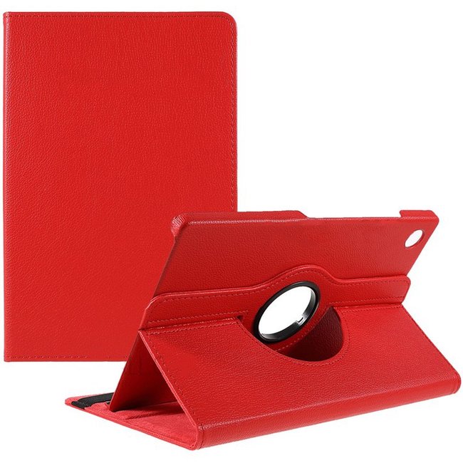 Cover2day - Tablet hoes voor Samsung Galaxy Tab A8 (2021) - 10.5 Inch - Draaibare Book Case Cover - Rood