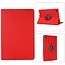 Case2go - Tablet hoes geschikt voor Samsung Galaxy Tab A8 (2021) - 10.5 Inch - Draaibare Book Case Cover - Rood