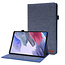 Case2go - Tablet hoes geschikt voor Samsung Galaxy Tab A8 (2021) - 10.5 Inch - Book Case met Soft TPU houder - Blauw