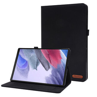 Tablet hoes voor Samsung Galaxy Tab A8 (2021) - 10.5 Inch - Book Case met Soft TPU houder - Zwart