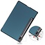 Case2go - Tablet Hoes compatibel met Samsung Galaxy Tab S8 (2022) - Tri-Fold Book Case - Donker Groen