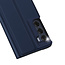 Dux Ducis - Telefoonhoesje geschikt voor Motorola Moto G200 5G - Skin Pro Book Case - Donker Blauw