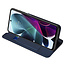 Dux Ducis - Telefoonhoesje geschikt voor Motorola Moto G200 5G - Skin Pro Book Case - Donker Blauw