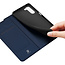 Dux Ducis - Telefoonhoesje geschikt voor Motorola Moto G200 5G - Skin Pro Book Case - Donker Blauw