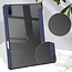 Cover2day - Tablet Hoes geschikt voor Huawei Matepad 11 (2021) - Transparante Case - Tri-fold Back Cover - Donker Blauw