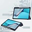 Cover2day - Tablet Hoes geschikt voor Huawei Matepad 11 (2021) - Transparante Case - Tri-fold Back Cover - Donker Blauw