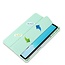 Cover2day - Tablet Hoes geschikt voor Huawei Matepad 11 (2021) - Transparante Case - Tri-fold Back Cover - Mint Groen