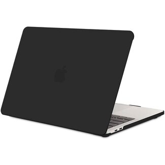 Cover2day Hardshell Laptophoes compatibel met Macbook Pro 14 inch (2021) - Clip-on Laptop Case - Plastic Hard Cover - Zwart