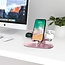 Cover2day - Multifunctionele Telefoonhouder geschikt voor iPhone, Applewatch en Airpods - 3 in 1 Telefoonstandaard - Telefoonhouder bureau - Rose Goud