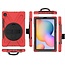 Cover2day - Tablet Hoes geschikt voor Samsung Galaxy Tab S8 Plus - 12.7 Inch - Hand Strap Armor Case Met Pencil Houder - Rood