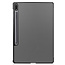 Case2go - Tablet Hoes geschikt voor Samsung Galaxy Tab S8 Plus (2022) - 12.7 Inch - Tri-Fold Book Case - Grijs