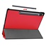 Cover2day - Tablet Hoes geschikt voor Samsung Galaxy Tab S8 Plus (2022) - 12.7 Inch - Tri-Fold Book Case - Rood
