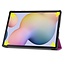 Cover2day - Tablet Hoes geschikt voor Samsung Galaxy Tab S8 Plus (2022) - 12.7 Inch - Tri-Fold Book Case - Paars