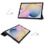 Cover2day - Tablet Hoes geschikt voor Samsung Galaxy Tab S8 Plus (2022) - 12.7 Inch - Tri-Fold Book Case - Zwart