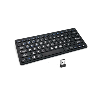 Cover2day Cover2day -  Draadloos toetsenbord - QWERTY - Compatibel met IOS - Windows - Android - Zilver