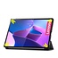 Cover2day - Tablet hoes geschikt voor Lenovo Tab P12 Pro - Tri-Fold Book Case - Grijs