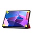Cover2day - Tablet hoes geschikt voor Lenovo Tab P12 Pro - Tri-Fold Book Case - Rood